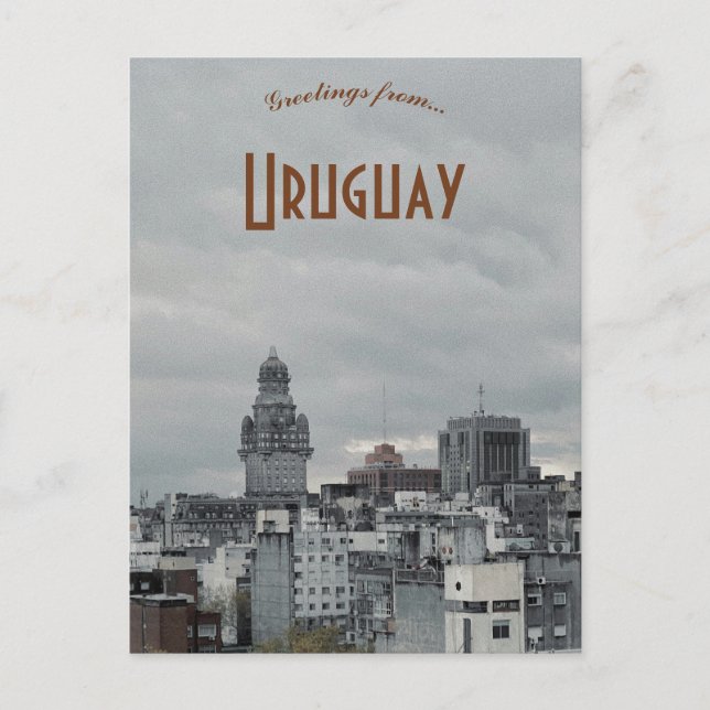 Montevideo Uruguay Postcard (Front)