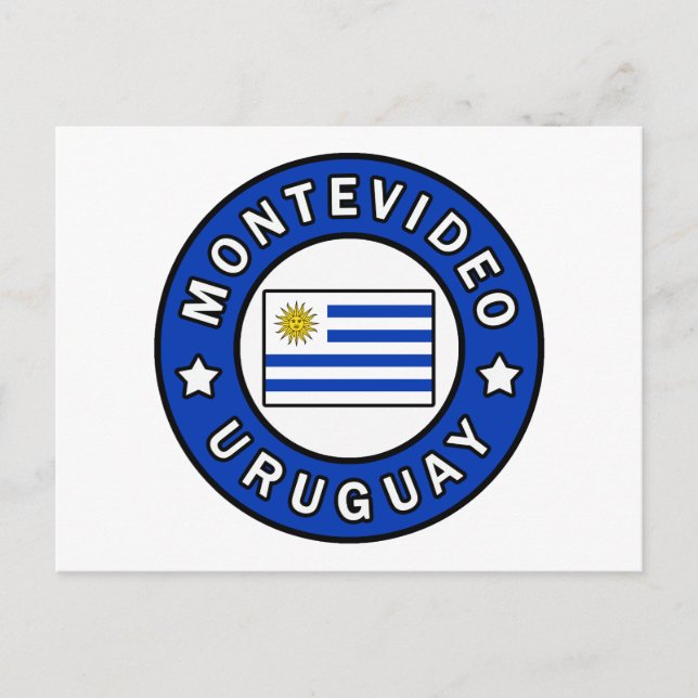 Montevideo Uruguay Postcard (Front)