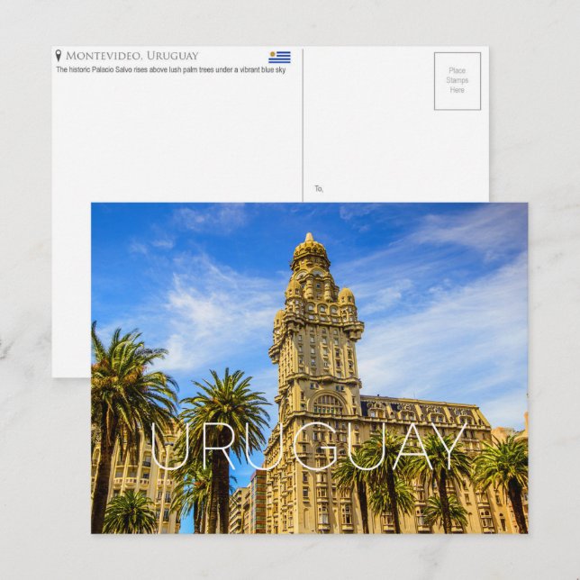 Montevideo, Uruguay Travel Postcard (Front/Back)