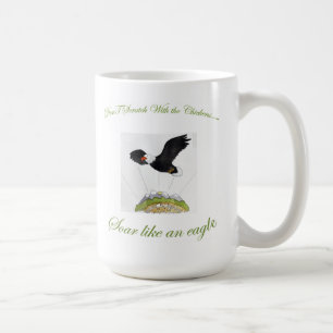 Montez comme une tasse d'Eagle