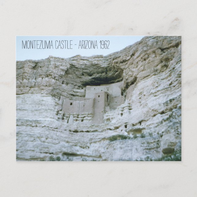 Montezuma Castle National Monument 1962 Postcard (Front)