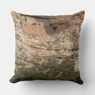 Montezuma Castle National Monument, Arizona Throw Pillow