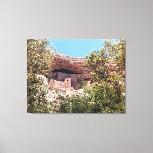 Montezuma Castle National Monument AZ Photo Design Canvas Print