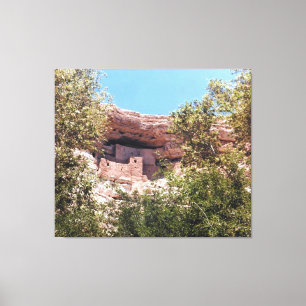 Montezuma Castle National Monument AZ Photo Design Canvas Print