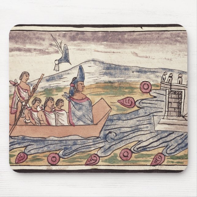 Montezuma II  leaving rapidly after hearing Mouse Pad (Front)