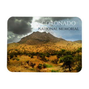 Montezuma Peak, Stormy Sky, Coronado Natl Memorial Magnet