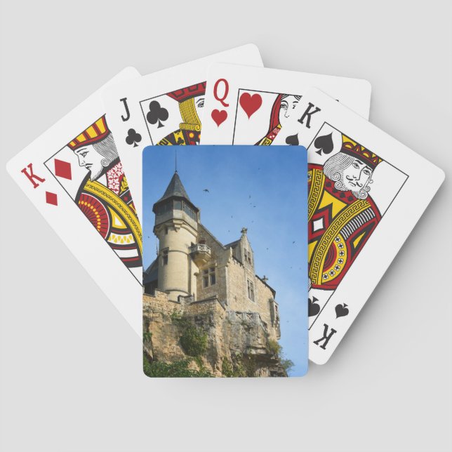 Montfort castle, Dordogne, France Playing Cards (Back)