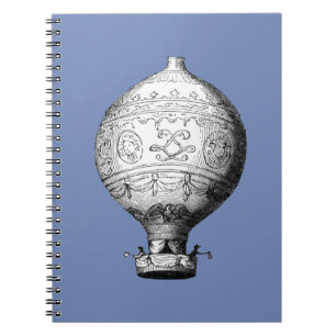 Montgolfier Vintage Hot Air Balloon Notebook