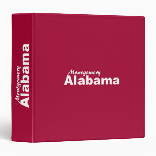 Montgomery, Alabama Binder