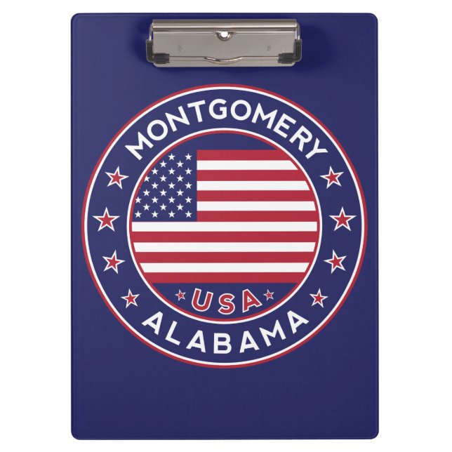 Montgomery, Alabama Clipboard (Front)