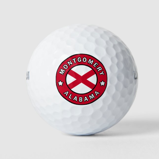 Montgomery Alabama Golf Balls (Front)