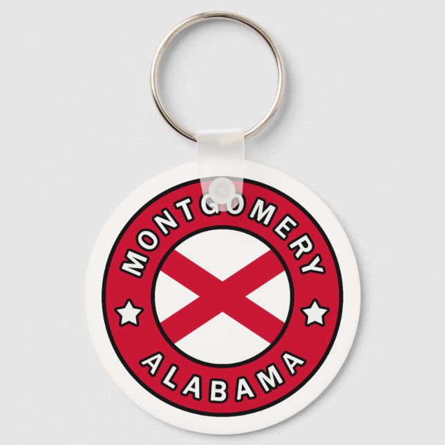 Montgomery Alabama Keychain (Front)