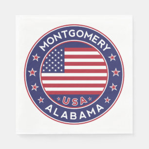 Montgomery, Alabama Napkin