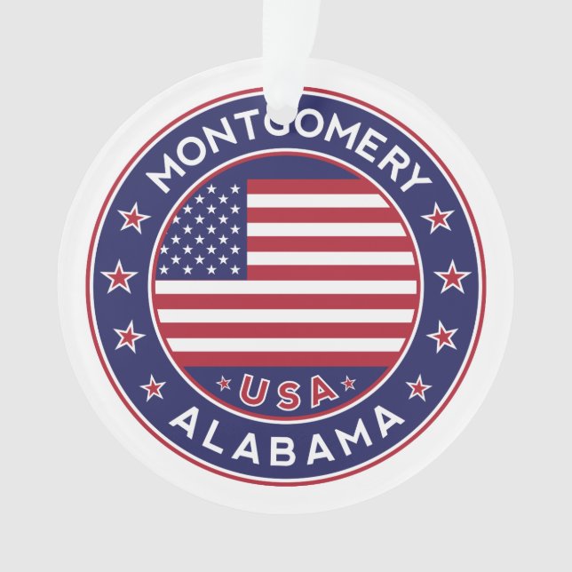 Montgomery, Alabama Ornament (Front)