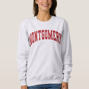Montgomery Alabama Vintage College Style Sweatshir Sweatshirt
