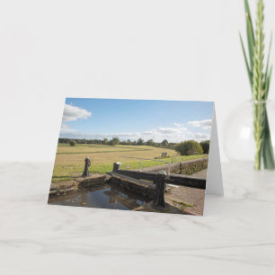 Montgomery Canal Shropshire England Thank You Card
