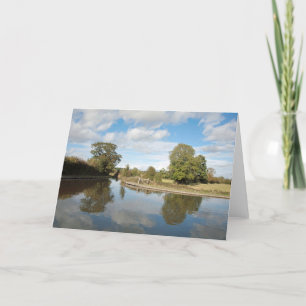 Montgomery Canal Shropshire England Thank You Card