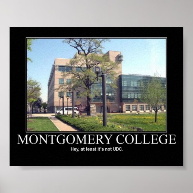 Montgomery Colledge Poster (Front)