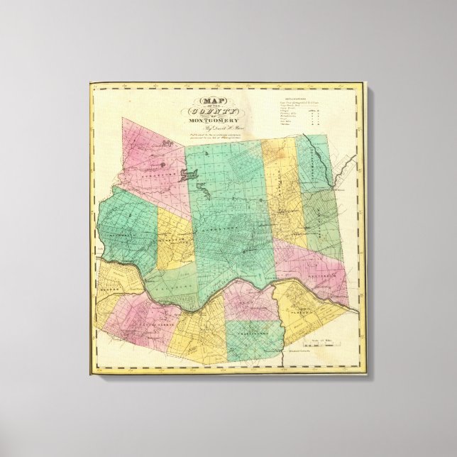 Montgomery County Canvas Print (Front)