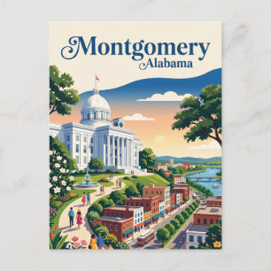 Montgomery Riverfront USA Postcard
