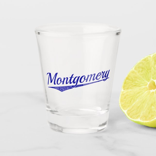 Montgomery Shot Glass (Front)