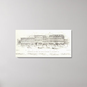 Montgomery West side California and Sacramento Canvas Print