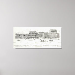 Montgomery West side Clay and Washington Canvas Print