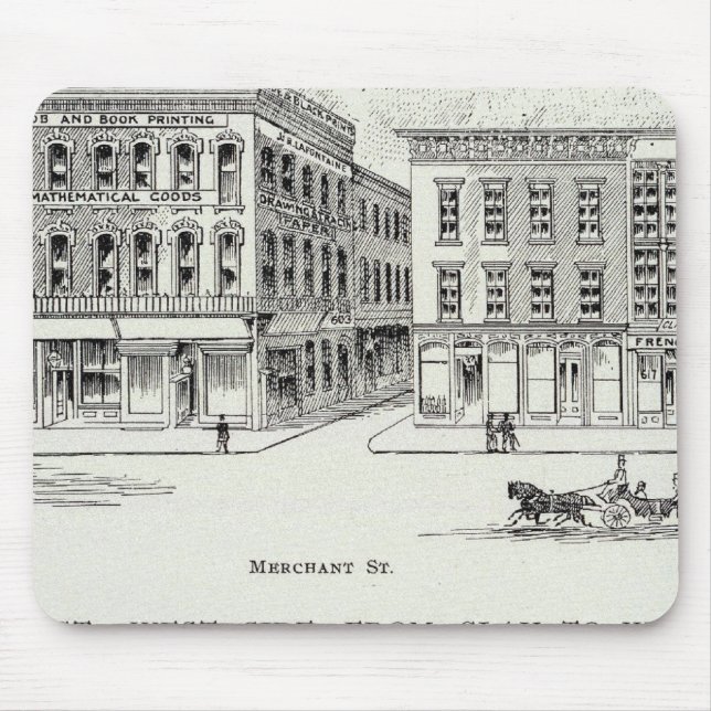 Montgomery West side Clay and Washington Mouse Pad (Front)