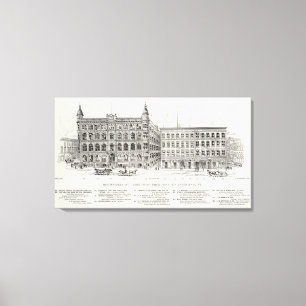 Montgomery West side Pine and California Canvas Print