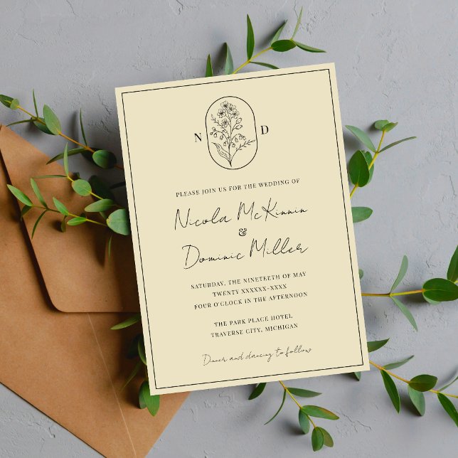 Month Flower | May | Fully Customize Wedding Invitation (Creator Uploaded)
