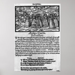 Month of April, from 'The Shepheardes Calender Poster