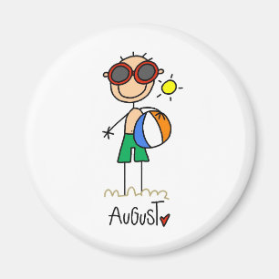 Month of August Magnet