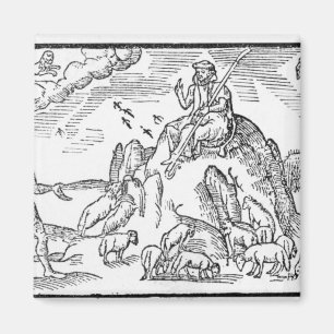 Month of July, from 'The Shepheardes Calender' Magnet