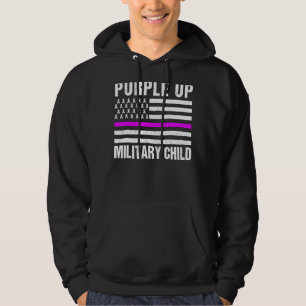Month Of The Military Child 2022 Purple Up For Mil Hoodie