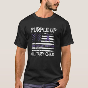Month Of The Military Child Brat Born Resilient An T-Shirt