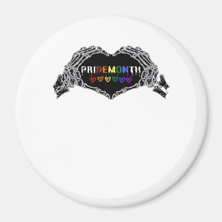 Month Skeleton Heart Hands LGBTQIA  Magnet
