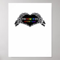 Month Skeleton Heart Hands LGBTQIA
