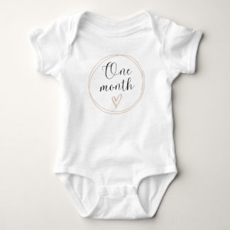 Monthly Milestone Bodysuit 1 Month
