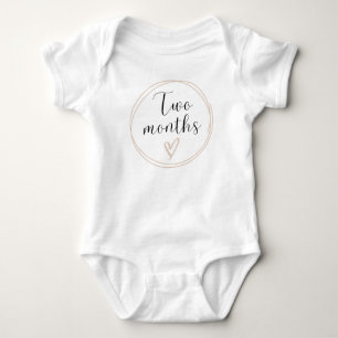 Monthly Milestone Bodysuit 2 Months