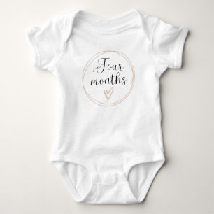 Monthly Milestone Bodysuit 4 Months