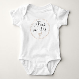 Monthly Milestone Bodysuit 4 Months