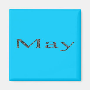 Months of the Year - May Magnet
