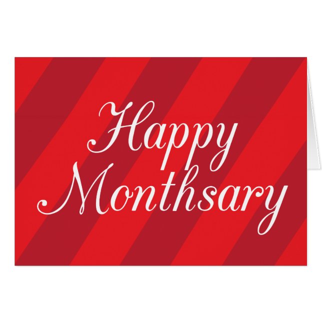 Monthsary heureux (Devant horizontal)