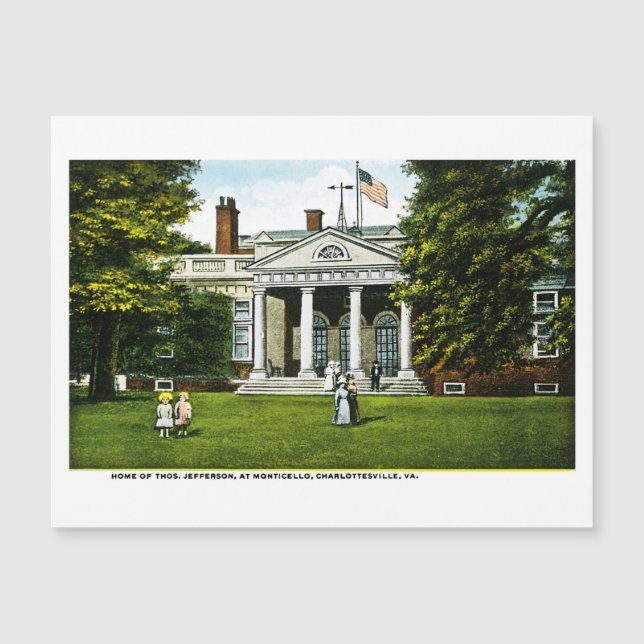 Monticello, Charlottesville, Virginia (Front)