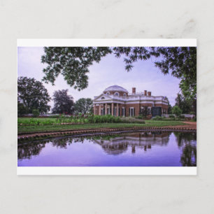 Monticello Reflection Postcard