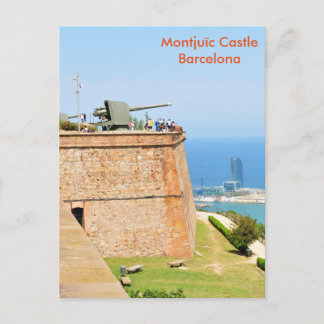 Montjuic castle, Barcelona Postcard