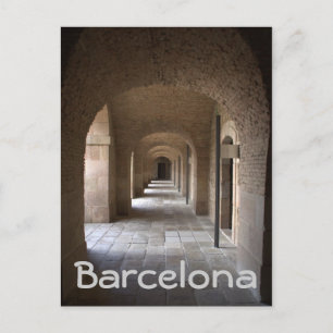 Montjuic Castle, Barcelona Postcard