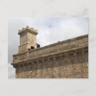 Montjuic Castle, Barcelona Postcard