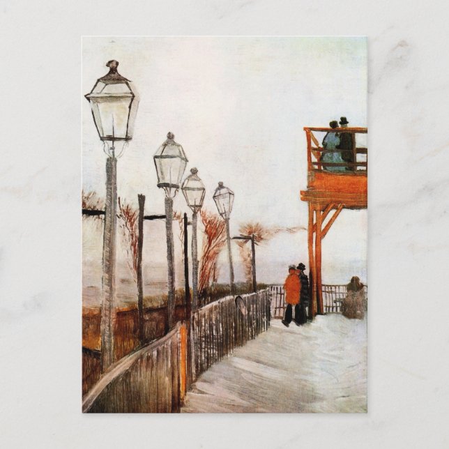 Montmartre (F272) Van Gogh Fine Art Postcard (Front)