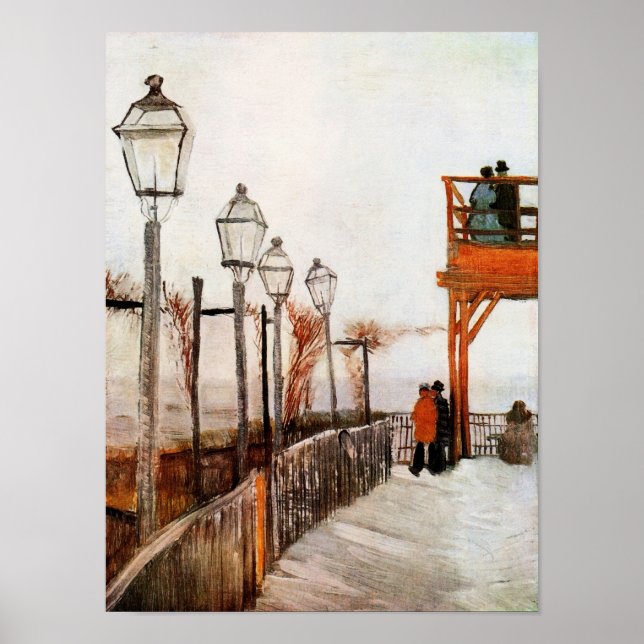 Montmartre (F272) Van Gogh Fine Art Poster (Front)